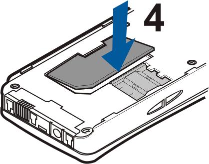 3. Vlo¾te SIM kartu do telefonu (4).