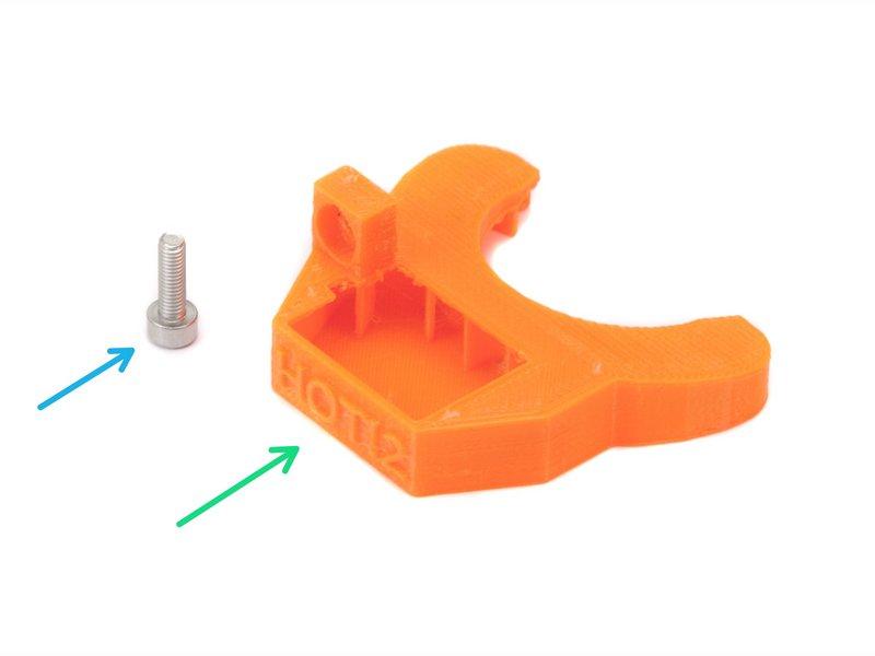 Step 52 Nasazení dílu fan-nozzle V případě dílů B7/R3 je fan-nozzle již nasazený,