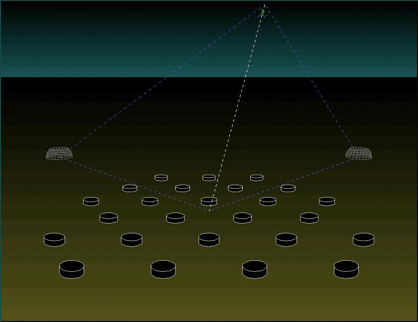 The Pierre Auger Observatory = hybrid detector of cosmic rays The array of surface Cherenkovov detectors will be accompanied with system of fluorescence telescopes, which will observe
