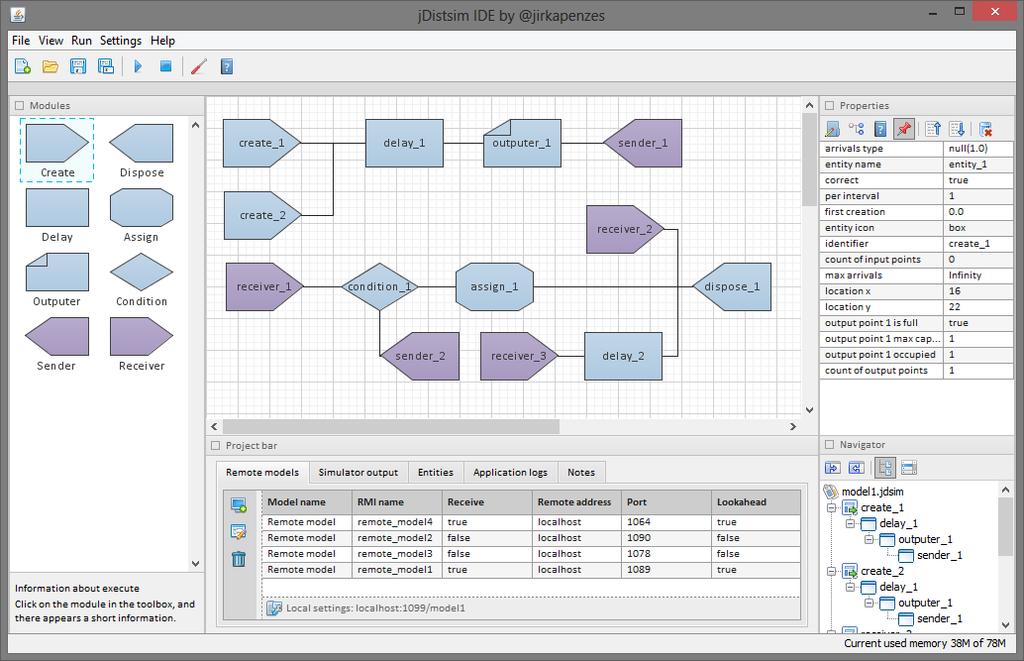 WireFrame oceníme zejména v situaci, kdy si nevíme rady s uspořádáním ovládacích prvků. Návrh vývojového prostředí jdistsim IDE (Obrázek 47) relativně dobře znázorňuje uvažovanou představu aplikace.