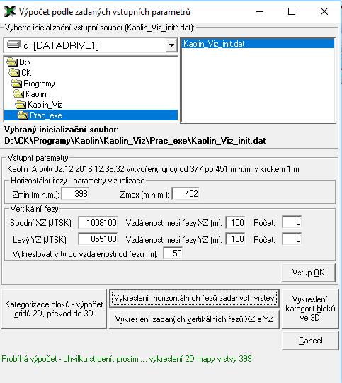 Grd soubory TiO2 jednotlivých vrstev (TiO2_XXX.grd pro jednotlivé vrstvy XXX) viz bod 1 pro vykreslení Image mapy TiO2. Soubor TiO2S.clr - pro kolorování Image mapy TiO2 a Color Scale TiO2.