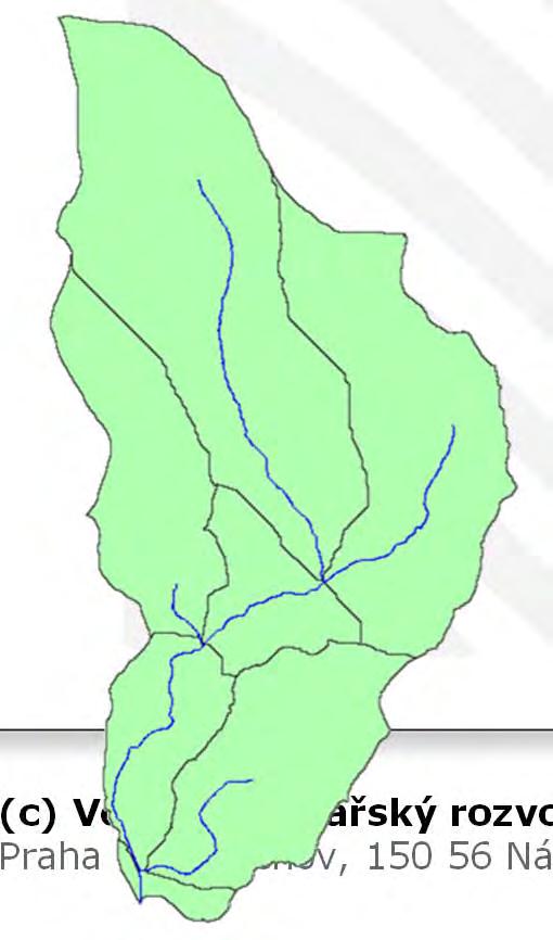 povodí, retence vody v krajině - výpočet