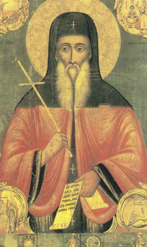 Obr. 2 Svatý Pachomius KRÜGEROVÁ, Kristina. Řády a kláštery, přel. J.