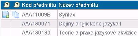 V záložce Přehledy Nerozvržená výuka naleznete ve spodní části tabulku se všemi předměty, které jsou v Tajemníkovi pro příslušný semestr nastaveny jako vyučované, nebyly k nim však automaticky