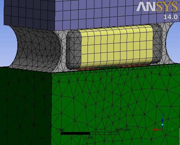 Po nadefinování materiálových parametrů je možné tyto parametry přiřadit k jednotlivým materiálům v prostředí Mechanical, kde následně probíhá i výsledná simulace.