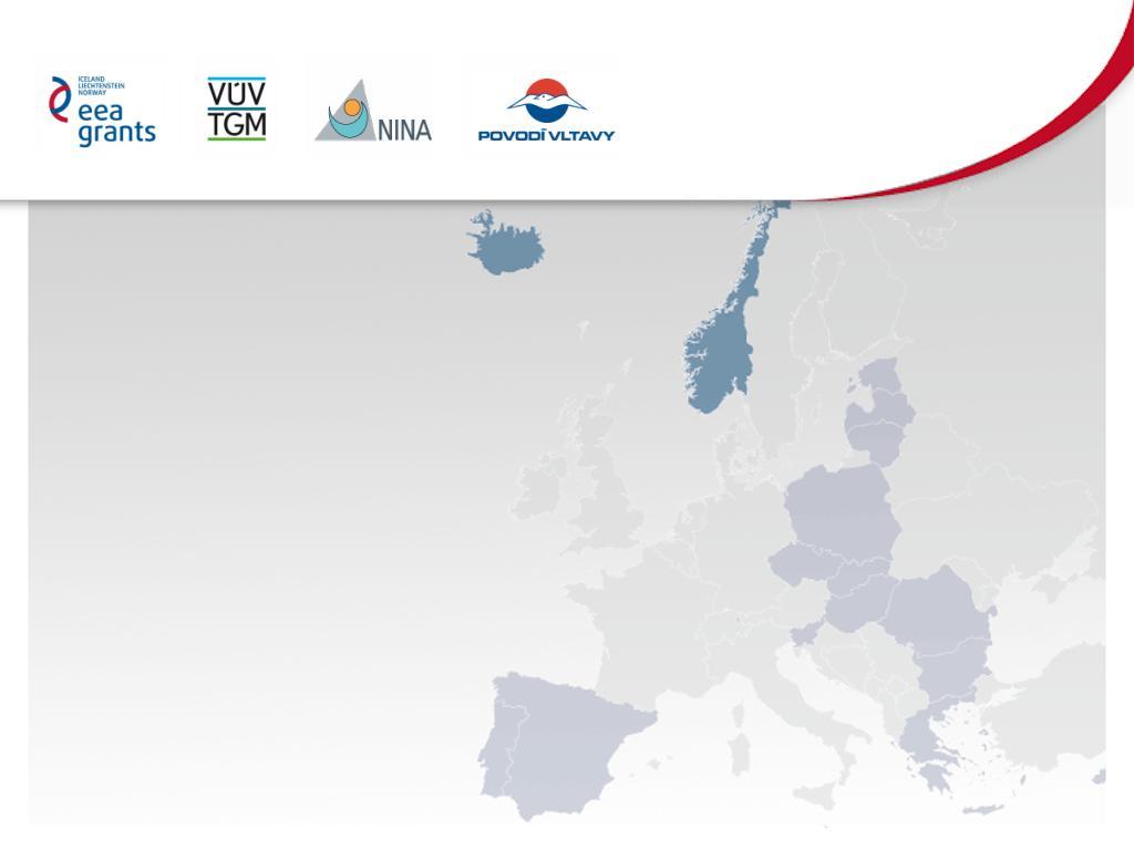 Vliv predátorů na migraci raků v toku Podpořeno grantem z Islandu, Lichtenštejnska a Norska.