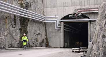 První měděné kontejnery se budou do hloubky 420 metrů v úložišti Onkalo (finsky Jeskyně) na ostrově Olkiluoto zavážet počátkem příštího desetiletí.