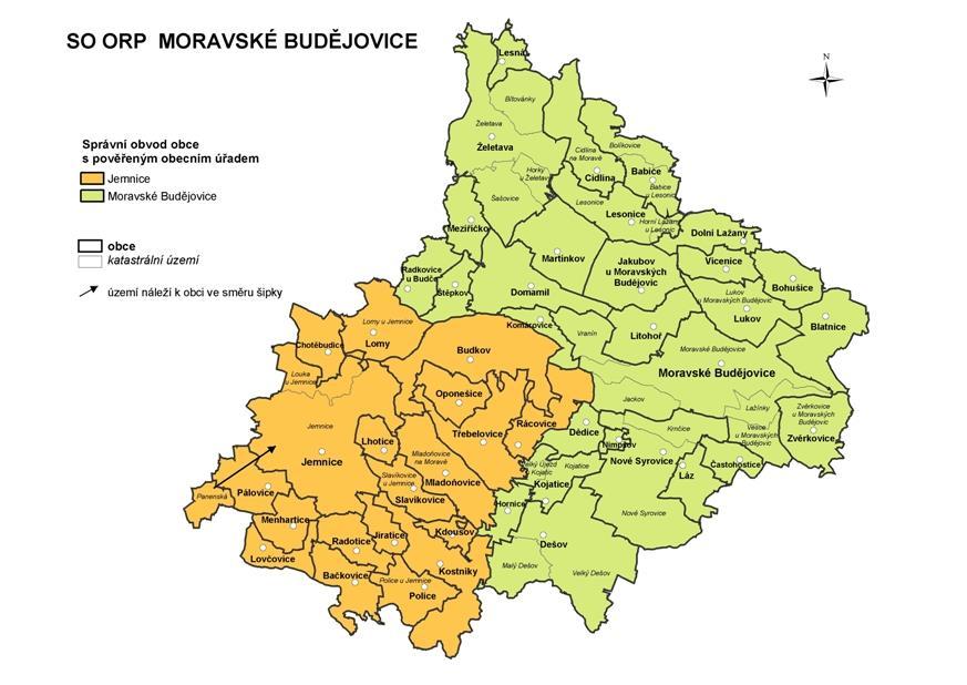 Zpráva z území o průběhu efektivní meziobecní spolupráce v rámci správního obvodu obce s rozšířenou působností Moravské Budějovice Téma: Administrativní podpora obcí Tento výstup byl financován z