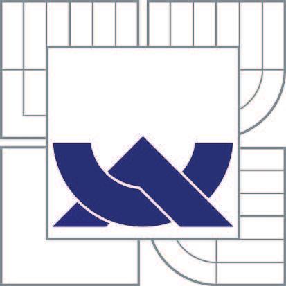 VYSOKÉ UČENÍ TECHNICKÉ V BRNĚ BRNO UNIVERSITY OF TECHNOLOGY FAKULTA ELEKTROTECHNIKY A KOMUNIKAČNÍCH TECHNOLOGIÍ ÚSTAV BIOMEDICÍNSKÉHO INŽENÝRSTVÍ FACULTY OF ELECTRICAL ENGINEERING AND COMMUNICATION