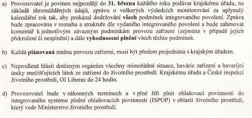 10. Postup vyhodnocování plnění podmínek