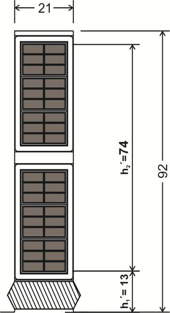 Odpor při 75 C: Procentní hodnota úbytku napětí na odporu: (53) Rozptylová reaktance: (54) (55) Velikost rozptylové reaktance je dána magnetickou vodivostí drážky induktu, vodivostí čel vinutí a