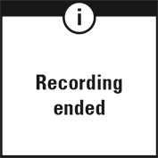 PŘERUŠENÍ/UKONČENÍ TRÉNINKOVÉ JEDNOTKY 1. Pro přerušení tréninkové jednotky stiskněte tlačítko ZPĚT. Zobrazí se text Recording paused (Nahrávání přerušeno) a M400 přejde do režimu přerušení.