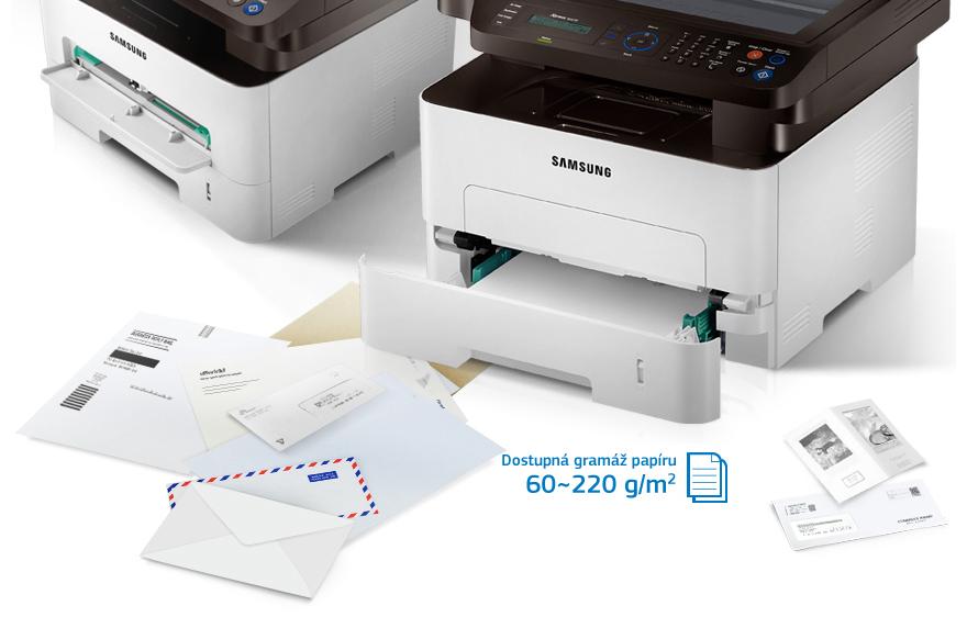 Tiskněte na více druhů papíru s různým účelem použití Bez ohledu na to, co potřebujete vytisknout, vaše tiskárna Samsung Xpress řady M2675FN se o to postará.