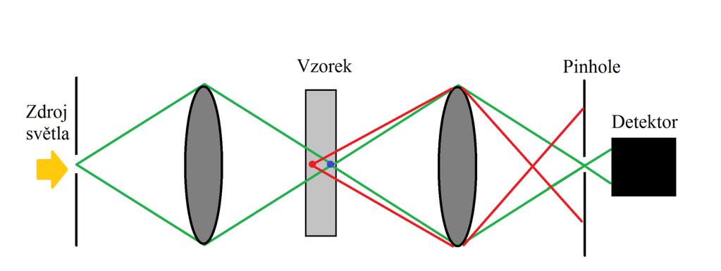 3.1 Konfokální mikroskopie Dnes jsou kladeny stále větší nároky pro zobrazování velmi jemných struktur buněk, různých součástek a materiálů se snahou o co nejpřesnější měření.