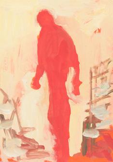 Korpaczewski Igor (*1959) Vztek ve městě, 1996 tempera, papír, adjustováno na