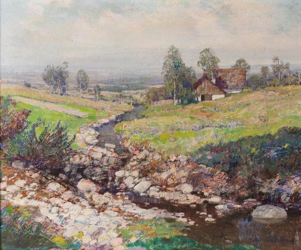 Šaloun Ladislav (1870 1946) Ilustrace k pohádce pastel, karton, pasparta,
