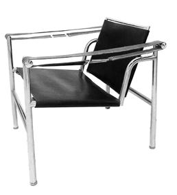 221 220 220. Le Corbusier, Jeanneret Pierre, Perriand Charlotte Křeslo LC1 Střední Evropa, 2.pol. 20. stol.