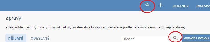 Odeslané zprávy V případě potřeby lze zobrazit seznam odeslaných zpráv v sekci Zprávy > Aktuální > Odeslané (velké políčko vedle Přijaté). Zprávy nelze mazat z důvodu archivace a správy údajů.