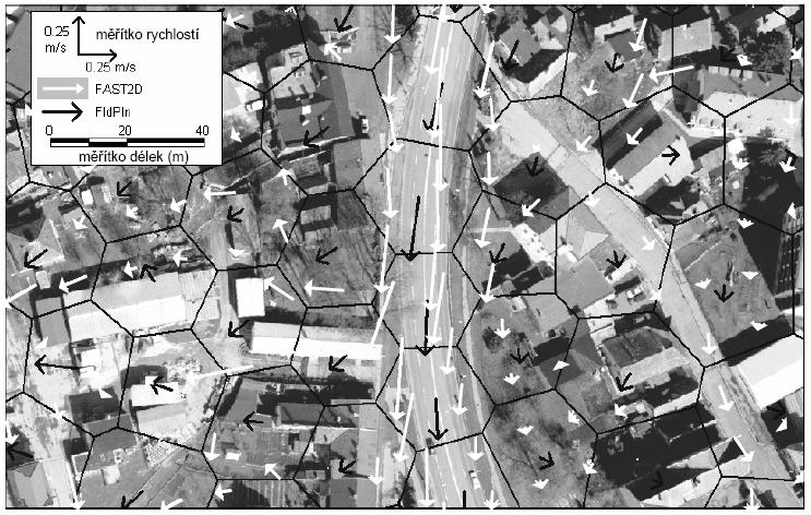 J. Valentová, P. Valenta detailů v důsledku nedostatečného rozlišení numerického modelu.