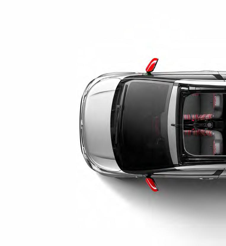 KOMPAKTNÍ SE 3 A 5 DVEŘMI CITROËN C1 má ve 3 i 5dveřové verzi velmi kompaktní rozměry (délka 3,46 m /