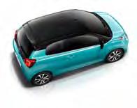 VLASTNÍ ÚPRAVY Svěží barvy a zářivé kombinace CITROËN C1 zdobí osm trendy barev karoserie od černé Caldéra, šedé Gallium, šedé Carlinite, modré Smalt až po bílou Lipizan, modrou Lagoon,