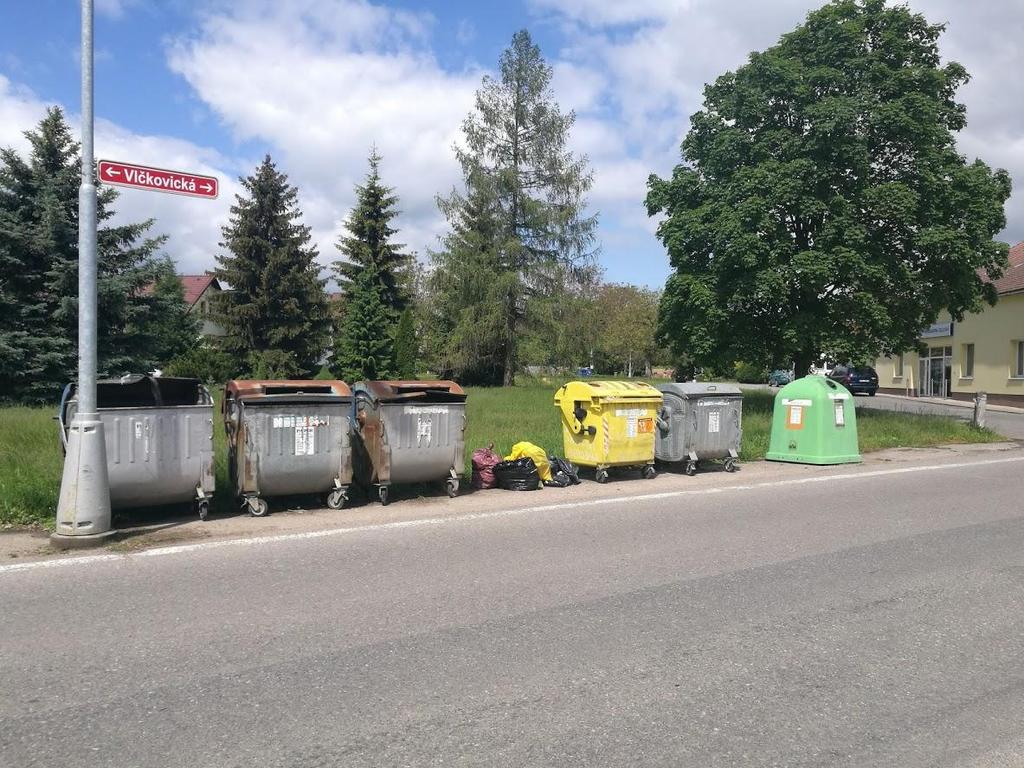 Obrázek 14: Vybavenost sběrnými hnízdy (RD) Zdroj: autor 5.