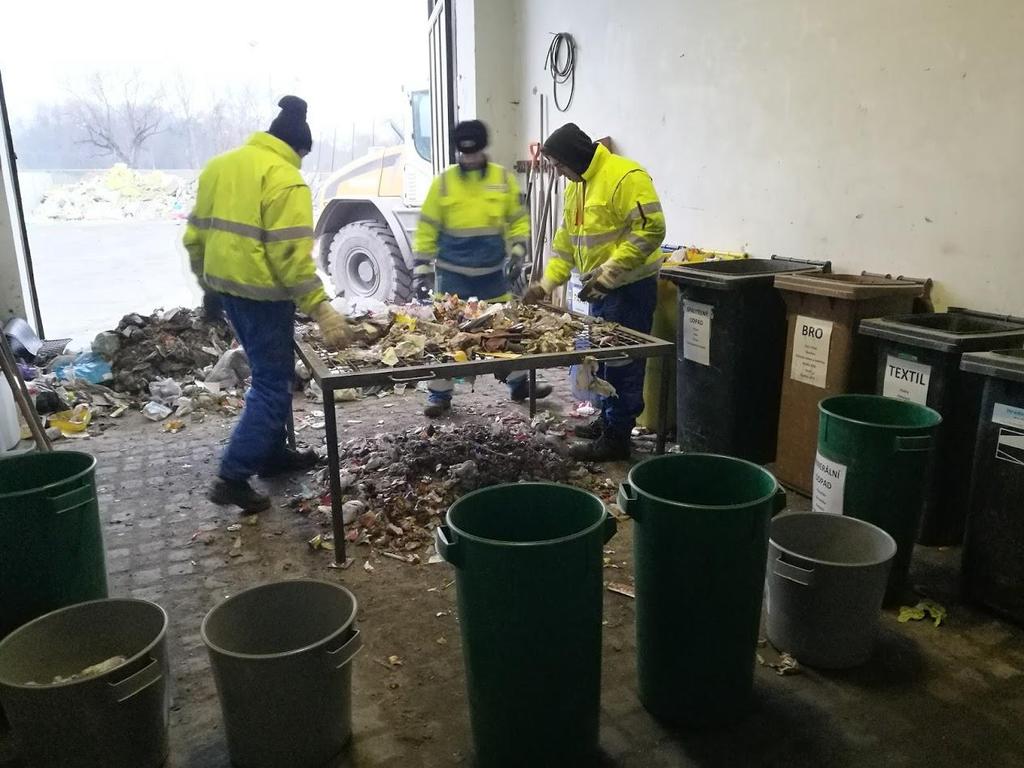 Obrázek 18: Ruční dotřídění