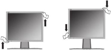 Režimy na šířku/na výšku Monitor LCD může pracovat v režimu na šířku nebo na výšku.