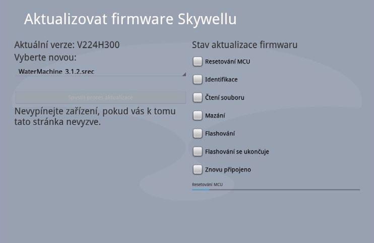 com Poznámka: potřebujete si stáhnout pouze soubor watermachine_3.xxx.srec. 3. Zkopírujte poslední verzi firmwaru do SDkarty1 na tabletu přes WiFi.