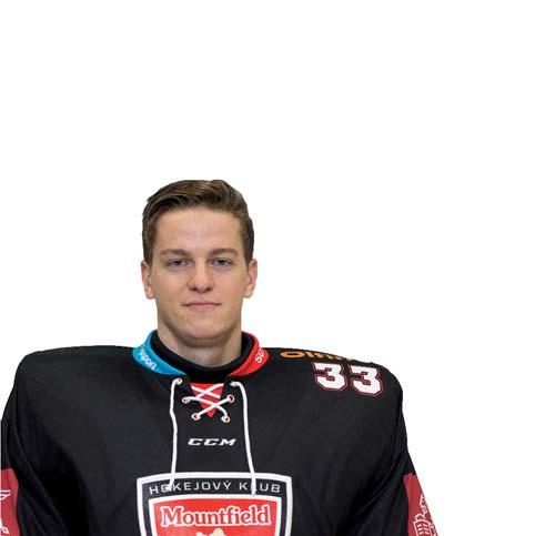 MOUNTY PŘEDSTAVUJE 33 JAKUB SEDLÁČEK BRANKÁŘ NAROZEN: 5. 4.
