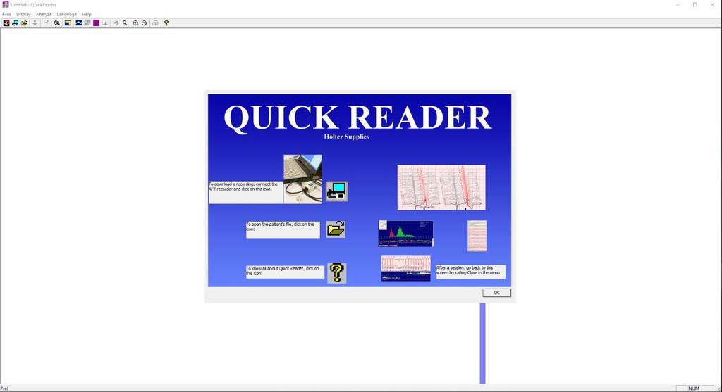 4. Import a analýza záznamu v programu Quick Reader Krok 1: Spustíme program Quick