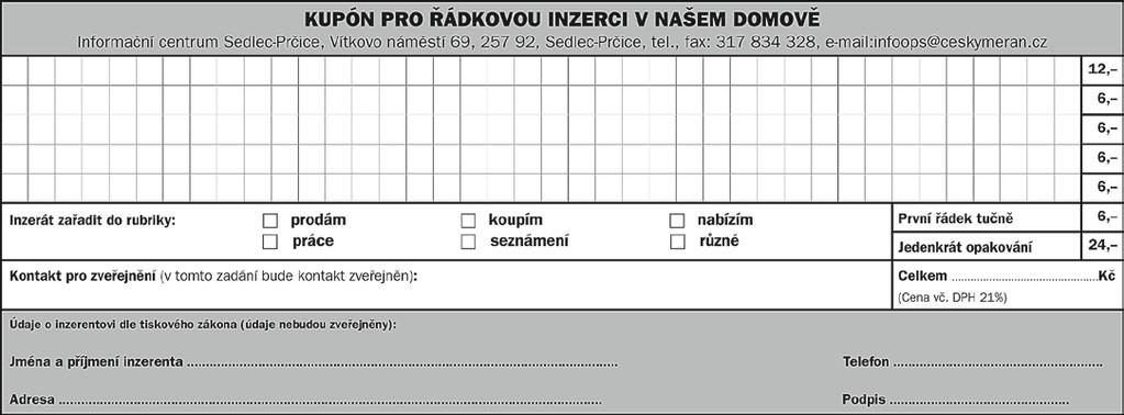 placená inzerce informační servis Co se kde koná? výstavy Od 12. 11.