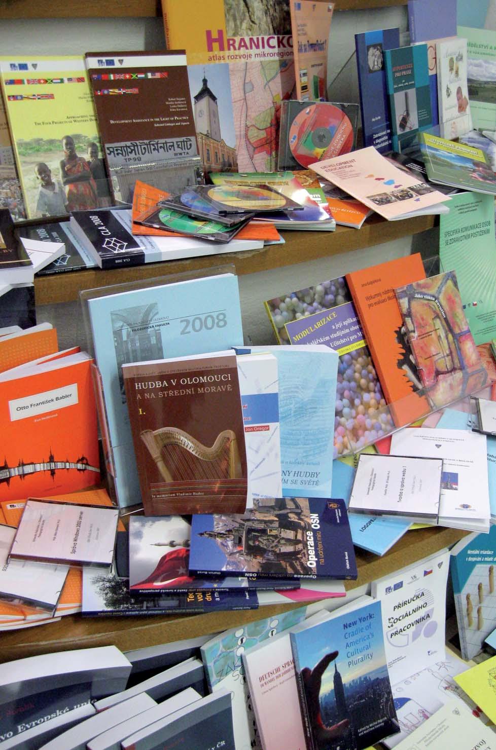 Ukázka publikací vydaných v roce 2008