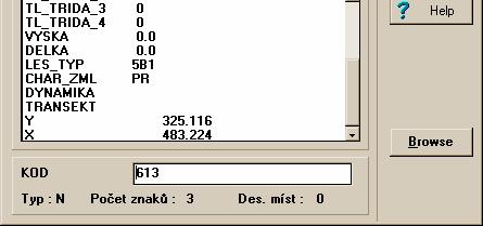 zmlazení Databáze stromů