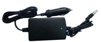 6 12 V DC auto-adaptér pro přijímač (volitelný) 4 m dlouhý kabel pro dobíjení Li-ion akumulátoru přijímače z auta.