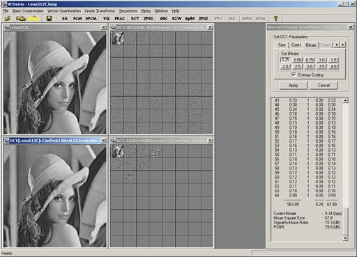 TE Laboratorní cvičení Kódování obrazu podle standardu MPEG 2 7 obrázku lze také získat kliknutím pravým tlačítkem myši nad obrázkem a volbou Image Information.