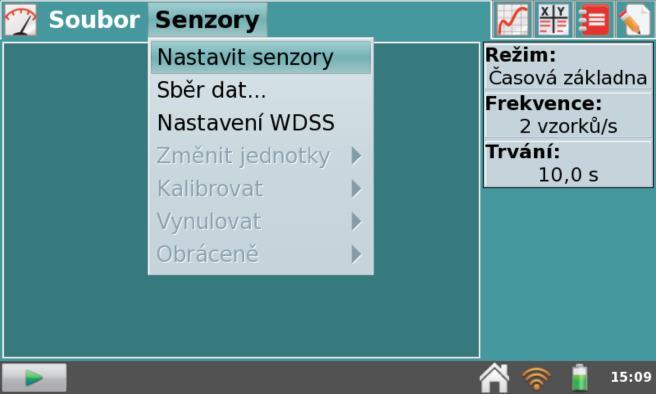 ÚKOLY Příprava 1. Připojte LabQuest přes WiFi k aplikaci LabQuest Viewer.