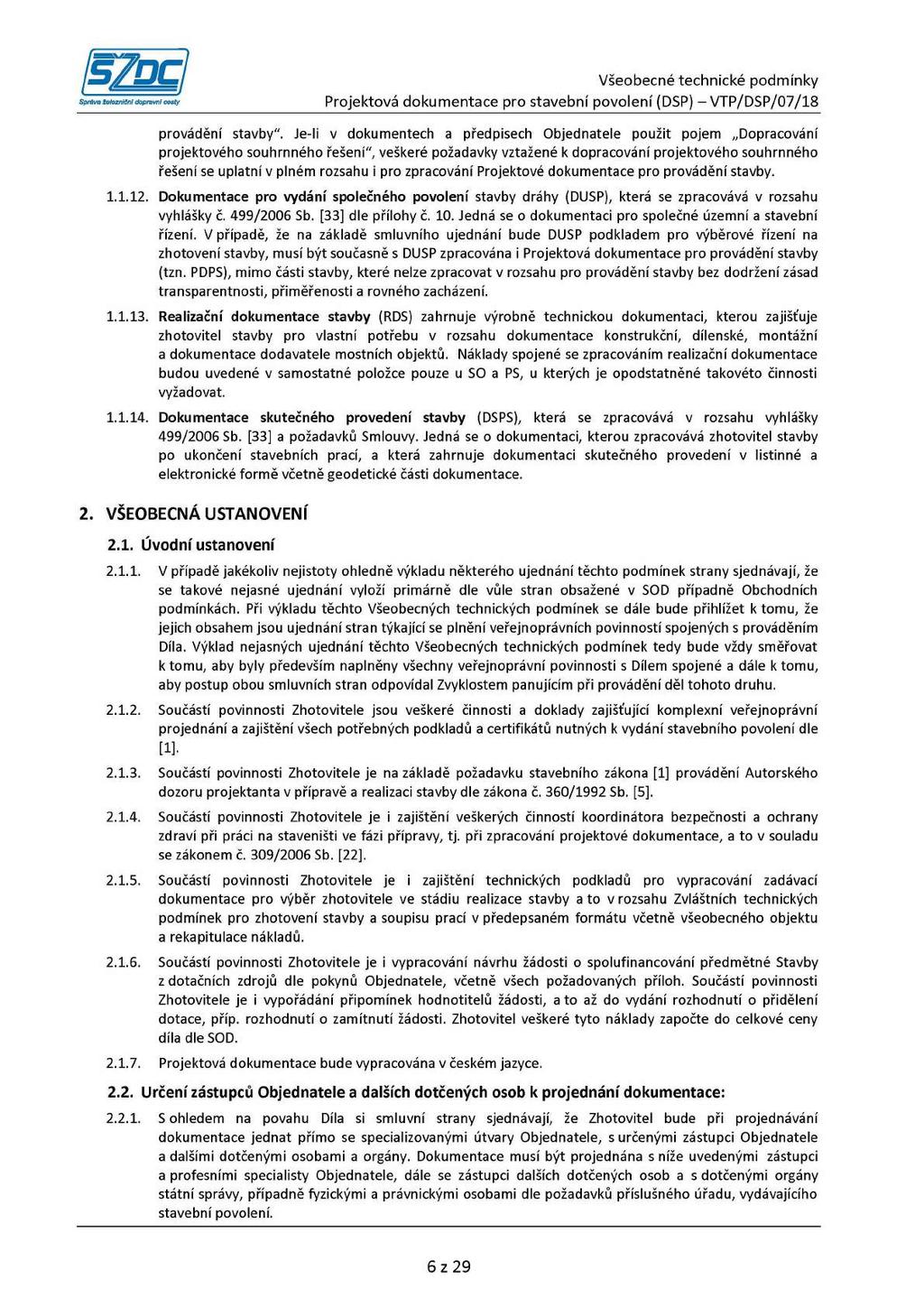 provádění stavby".