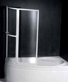 Vanové zástěny Bath tub enclosures Pneumatické zástěny / Pneumatic enclosures