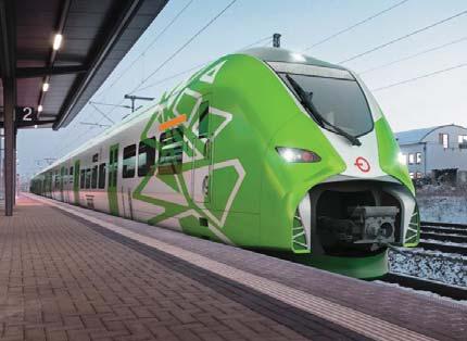 Inovace v oblasti železni ních vozidel Nová platforma regionálních elektrických trak ních jednotek Mireo: zásadní snížení hmotnosti vozidla dané jak použitím leh ích podvozk, tak snížením po tu