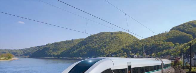ešení pro zvýšení výkonnosti a kvality železnic: vysokorychlostní železni ní systém Trend technických inovací: Velaro Novo - rychlost 25 až 36 km/h, - zvýšení p epravní kapacity o 1 %, - snížení