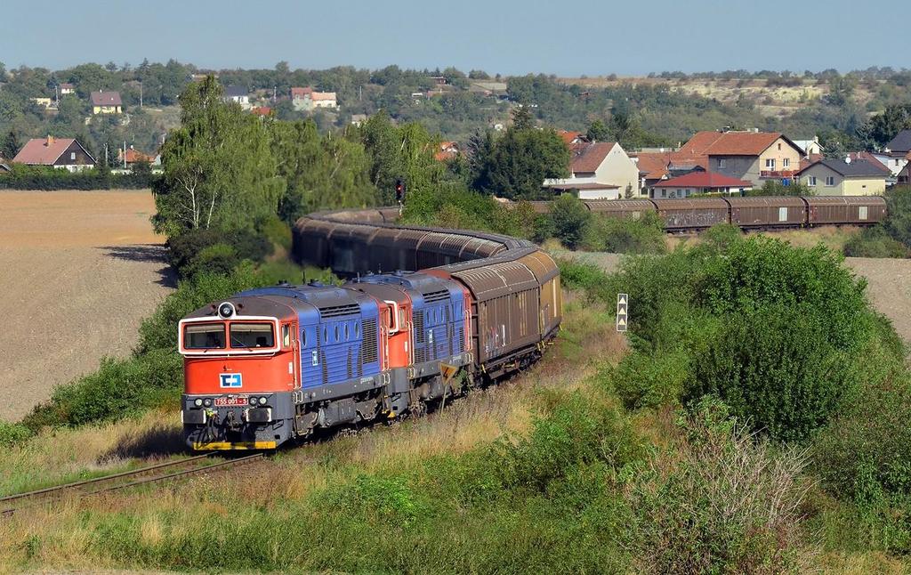 Obrázek 13 Nákladní vlak dopravce ČD
