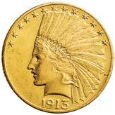 10 dollar 1913, Indián, n.