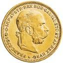 16 MINCE ZLATÉ 99. 8 zlatník 1884 1/0 6 000,- 100. 8 zlatník 1885 1/0 6 000,- 101. 8 zlatník 1886 1/0 6 000,- 102.