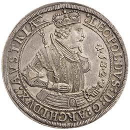 36 MINCE HABSBURSKÉ MONARCHIE Arc. Leopold (1607 1632) 296. Tolar 1626, Hall, Dav. 3337, 28,38 g, n.