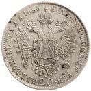 20 krejcar 1853 C, Praha 1/0 1 000,- 443.