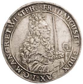Tolar 1689 IK, Dav. 7640, 29,05 g, n. just. -1/1 3 000,- Johann Georg IV. (1691 1694) 577.