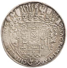 vada ražby na hraně -1/1 3 000,- 579. Tolar 1711 ILH, vikariát, Dav. 2655, 28,88 g, dr. hr. -1/1 2 600,- 578 Xaver, regent (1763 1768) 580.