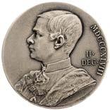 Medaile k 50 letému jubileu panování 1898, Skrbek 1613, Ag 26 mm, 7,94 g, mladý a starší portrét, sig Scharff 1/1 3 000,- 627 628.