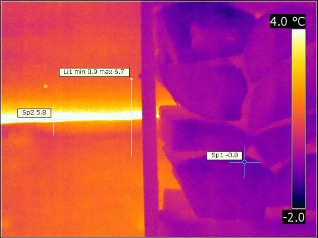 Vysvětlivky Termogram snímek v infračerveném spektru (IR) Teplotní spektrum IronHI (závisí na druhu snímacího